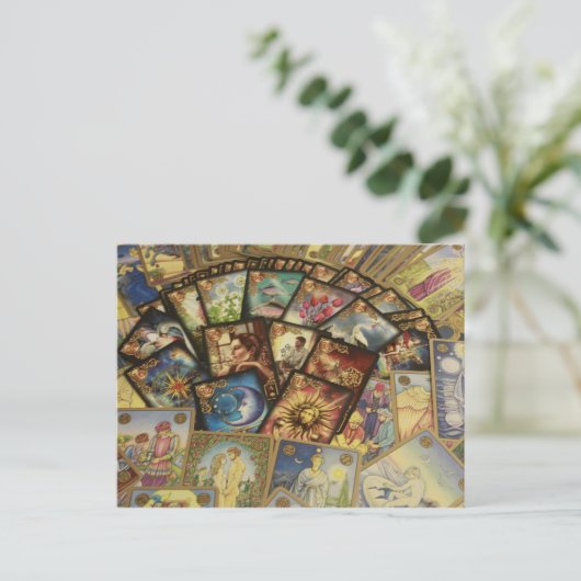 briefkaart tarotkaarten (Staand voorkant)