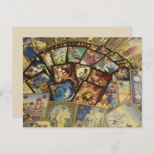 briefkaart tarotkaarten (Voorkant / Achterkant)