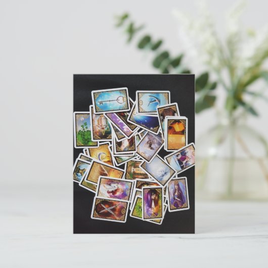 briefkaart tarotkaarten (Staand voorkant)