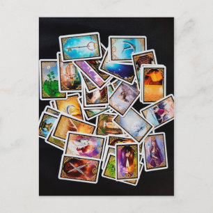 briefkaart tarotkaarten