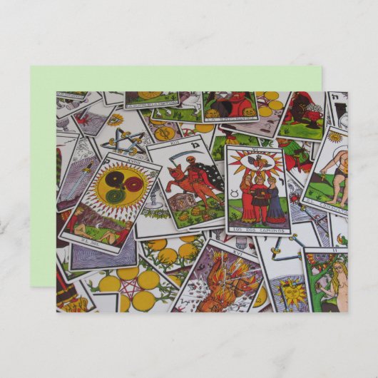briefkaart tarotkaarten (Voorkant / Achterkant)