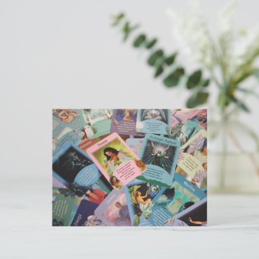 briefkaart tarotkaarten (Staand voorkant)