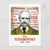 Briefkaart Tchaikovsky (Voorkant)