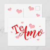 Briefkaart - Te Amo (Voorkant / Achterkant)