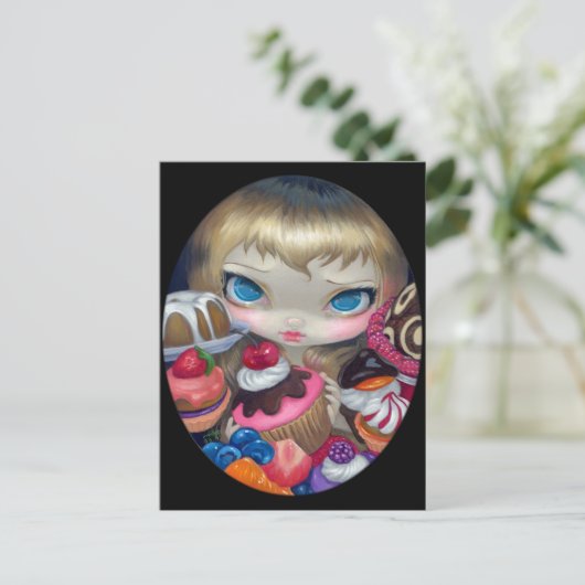 briefkaart "Tea Party Trees" (Staand voorkant)