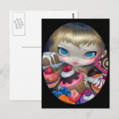 briefkaart "Tea Party Trees" (Voorkant / Achterkant)