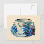 BRIEFKAART :  TEACUP (Voorkant / Achterkant)