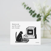 Briefkaart tegen racisme Haiku (Staand voorkant)