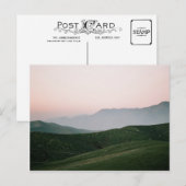 Briefkaart Tehachapi Sky en Hills (Voorkant / Achterkant)