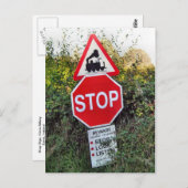 Briefkaart Teken stoppen (Voorkant / Achterkant)