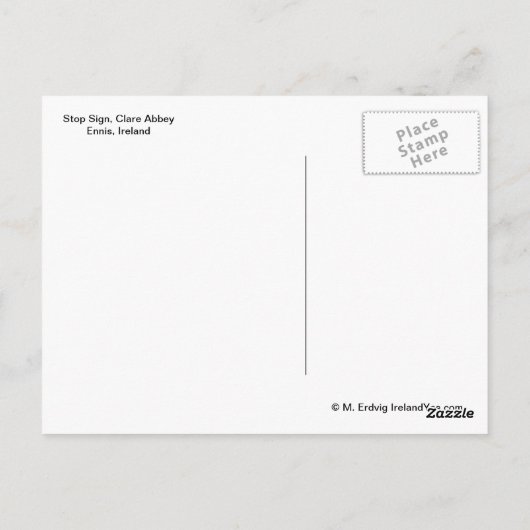 Briefkaart Teken stoppen (Achterkant)