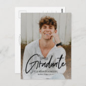 Briefkaart Tekenen Word Editable Color Afstuderen (Voorkant / Achterkant)