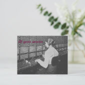 Briefkaart telefonische bedieningspersoneel (Staand voorkant)