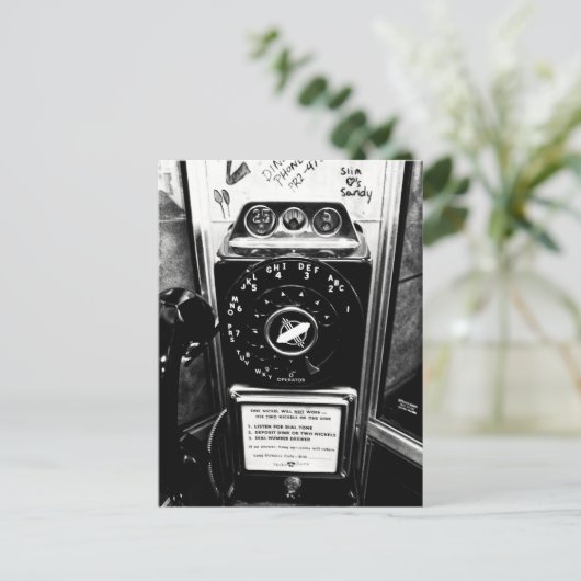  Briefkaart telefoonboekje (Staand voorkant)