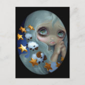 briefkaart "telende schapen" (Voorkant)