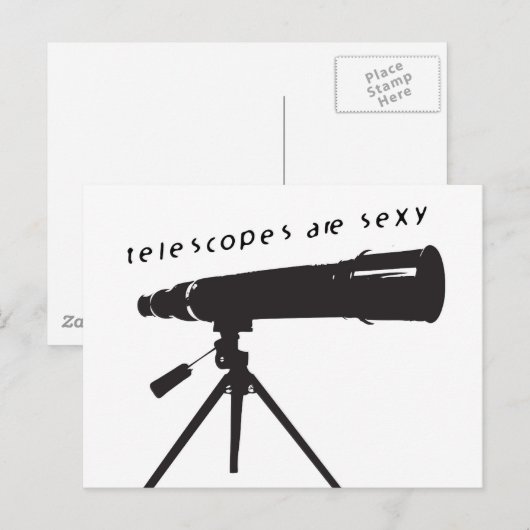 Briefkaart telescopen (Voorkant / Achterkant)