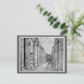 Briefkaart tempel in het oude Egypte (Staand voorkant)