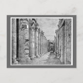 Briefkaart tempel in het oude Egypte (Voorkant)