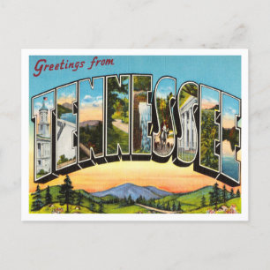 Briefkaart Tennessee Vintage Travel