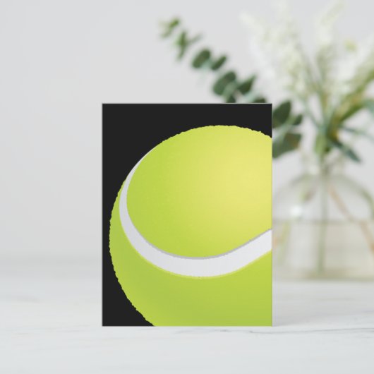 Briefkaart Tennis Ball (Staand voorkant)