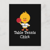 Briefkaart Tennis Chick (Voorkant)