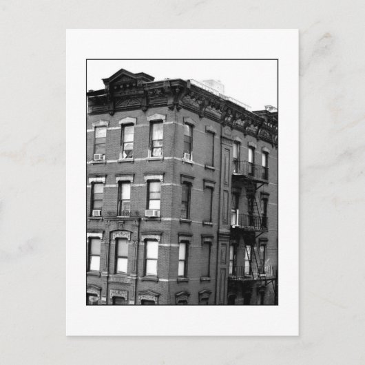 briefkaart 'Tenth Avenue Tenement' (Voorkant)