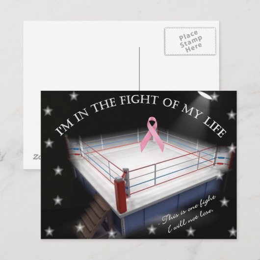 Briefkaart ter bestrijding van kanker (Voorkant / Achterkant)