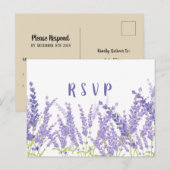 briefkaart ter gelegenheid van lavenderverjaardag (Voorkant / Achterkant)