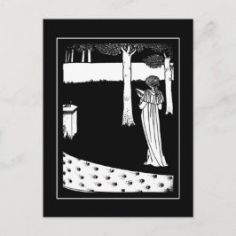 Briefkaart ter illustratie van mevrouw Beardsley