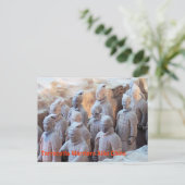 BRIEFKAART - Terracotta Warriors Xián China (Staand voorkant)