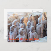 BRIEFKAART - Terracotta Warriors Xián China (Voorkant / Achterkant)