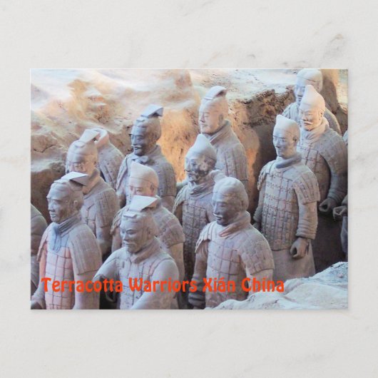BRIEFKAART - Terracotta Warriors Xián China (Voorkant)