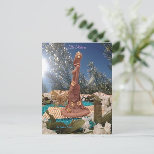 briefkaart "Terugkeer" (Staand voorkant)