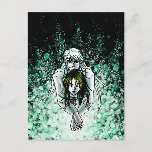 Briefkaart Tetsu en Tadashi (Voorkant)