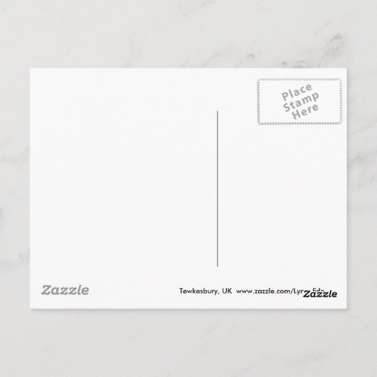 Briefkaart - Tewkesbury UK (Achterkant)