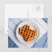 Briefkaart Texas Waffle (Voorkant / Achterkant)