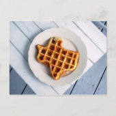 Briefkaart Texas Waffle (Voorkant)