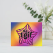 BRIEFKAART tgif (Staand voorkant)