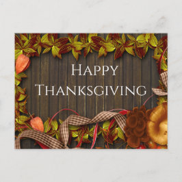Briefkaart Thanksgiving begroeting