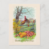 briefkaart "Thanksgiving groeten" (Voorkant)