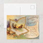  Briefkaart Thanksgiving scène (Voorkant / Achterkant)