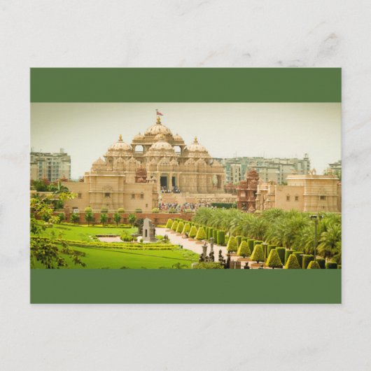 Briefkaart The Akshardham - Delhi , India (Voorkant)