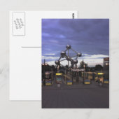 Briefkaart The atomium in Brussels, België (Voorkant / Achterkant)