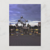 Briefkaart The atomium in Brussels, België (Voorkant)