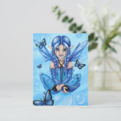 briefkaart "The Blue Fairy" (Staand voorkant)