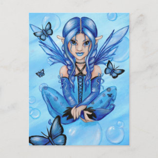 briefkaart "The Blue Fairy"