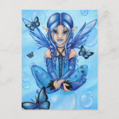 briefkaart "The Blue Fairy" (Voorkant)