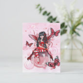 briefkaart "The Crimson Fairy" (Staand voorkant)