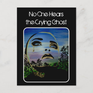 briefkaart 'The Crying Ghost'