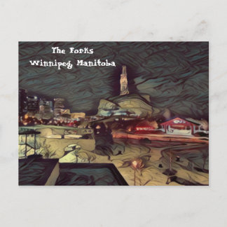 Briefkaart The Forks Winnipeg, MB.